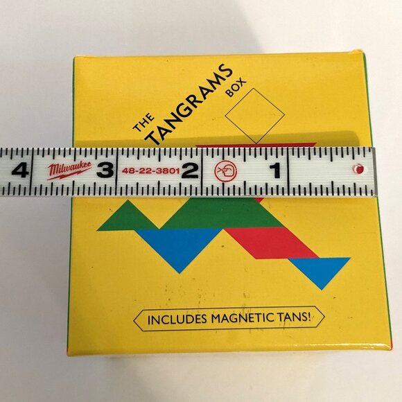 The Tangrams Box: Shape Puzzles to Stretch Your Brain Over 200 Puzzles! Magnetic - Picture 10 of 16